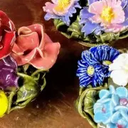 Collection of Ceramic Flowers